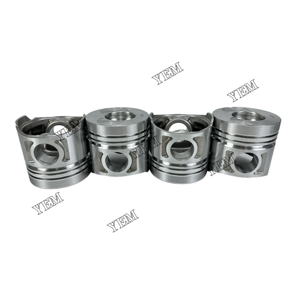 For Doosan Piston STD 102mm 4x DB33 Engine Spare Parts YEMPARTS