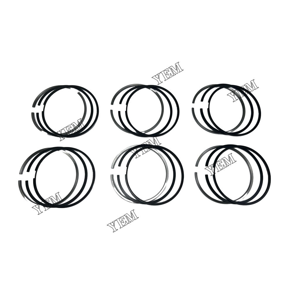 For Cummins Piston Rings Set STD 6x 6L Engine Spare Parts YEMPARTS