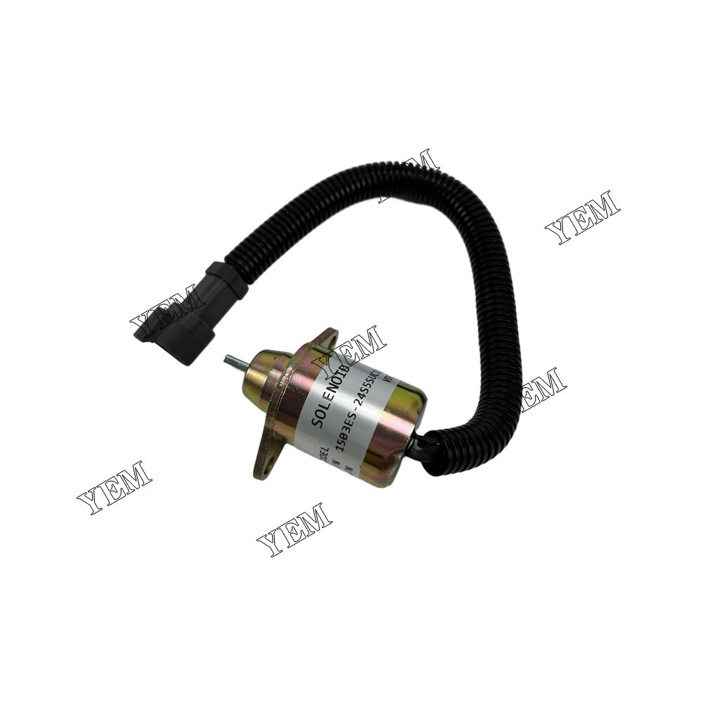 For Yanmar Stop Solenoid 1503ES-24S5SUC11S 4TNE84 Engine Parts YEMPARTS