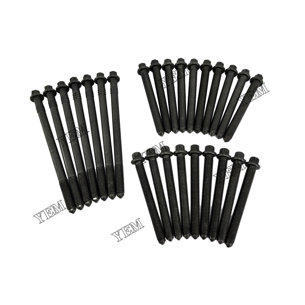 For Volvo Head Bolt Set D6D Engine Parts YEMPARTS