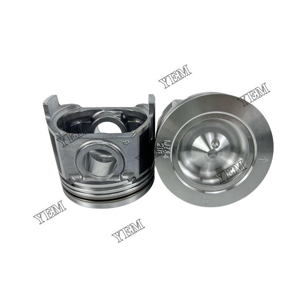 For Kubota Piston +0.5mm 1J784-2111 V3307 Engine Parts YEMPARTS