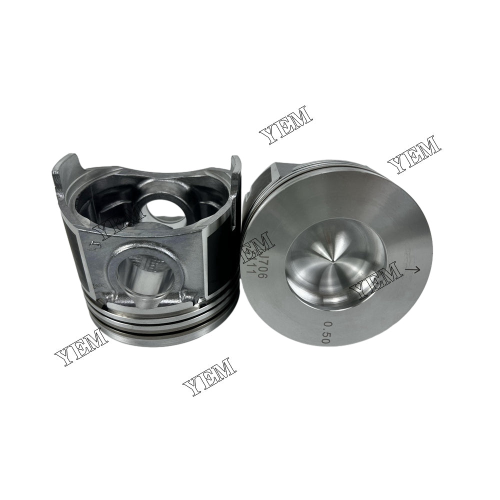 Piston +0.5mm 1J707-2111 For Kubota Engine V2607 YEMPARTS