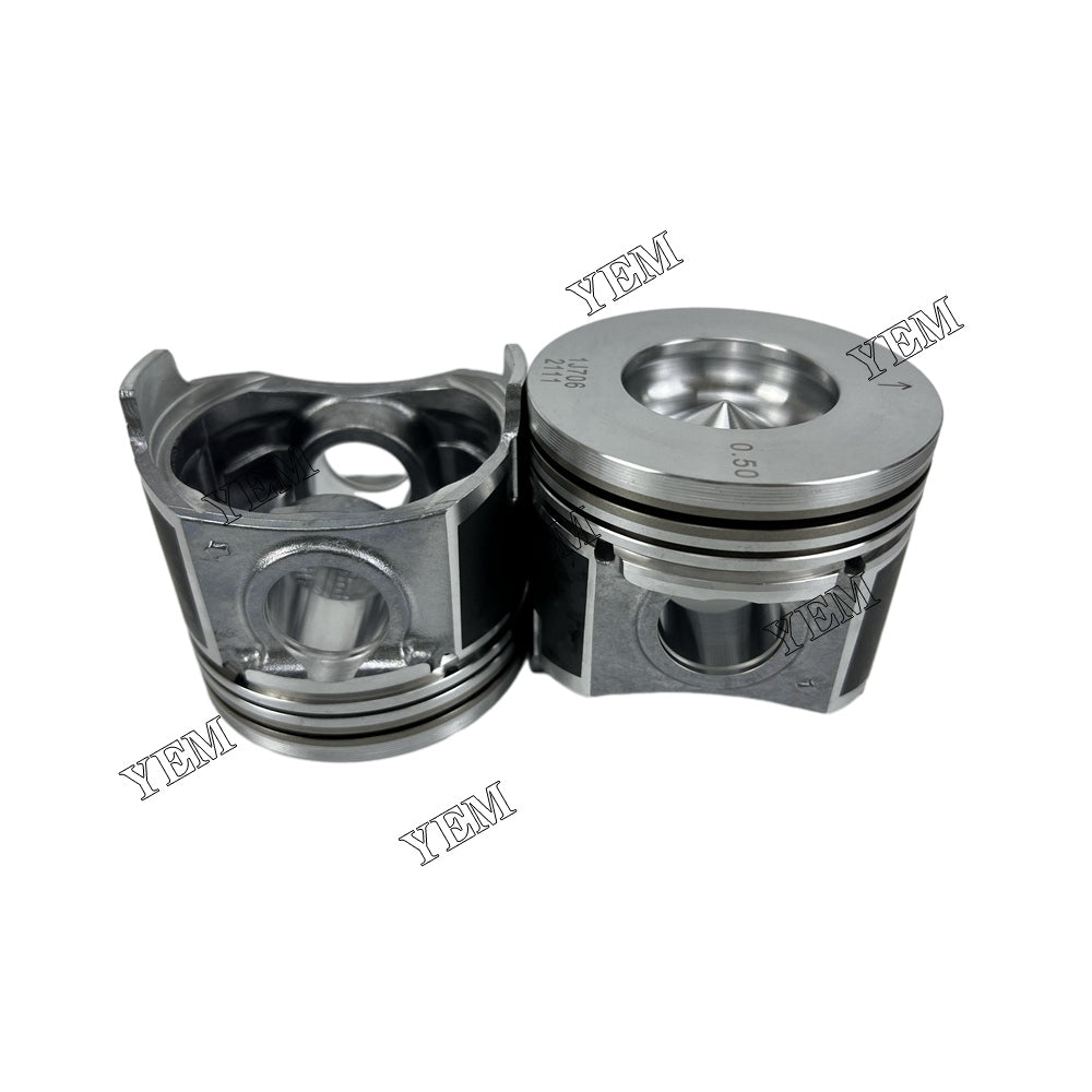 Piston +0.5mm 1J707-2111 For Kubota Engine V2607 YEMPARTS