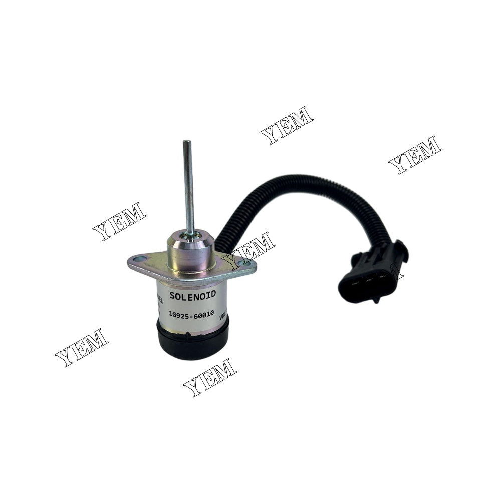 Stop Solenoid YK203-12V 1503ES-12A5UC4S 6684826 1G925-60011 For Kubota Engine V2403 YEMPARTS