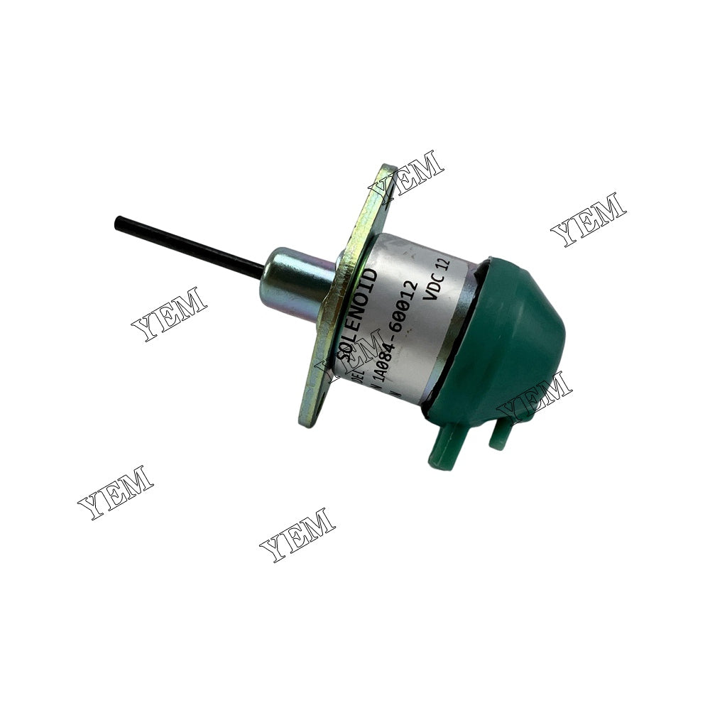For Kubota Engine D1703 Stop Solenoid 1A084-60012 YEMPARTS