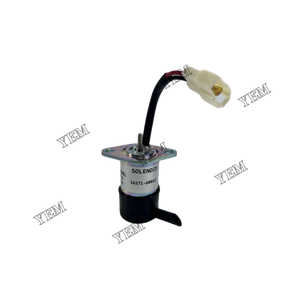 16271-60012 Stop Solenoid V1505 Engine For Kubota spare parts YEMPARTS