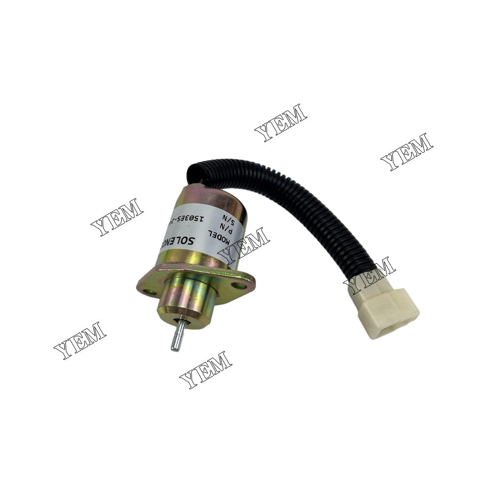 For Kubota Engine D1005 Stop Solenoid YK180B-24V 1503ES-24A5UC5S 17454-60010 SA-4569-T YEMPARTS