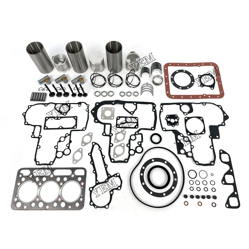 For Kubota Overhaul Rebuild Kit With Gasket Set Bearing-Valve Train D1301 Engine Parts YEMPARTS