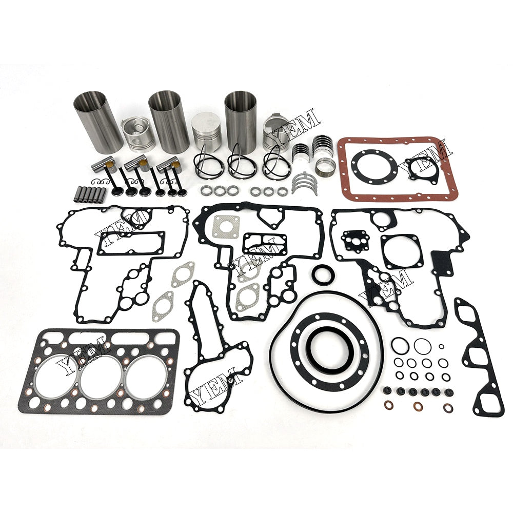 For Kubota Overhaul Rebuild Kit With Gasket Set Bearing-Valve Train D1301 Engine Parts YEMPARTS