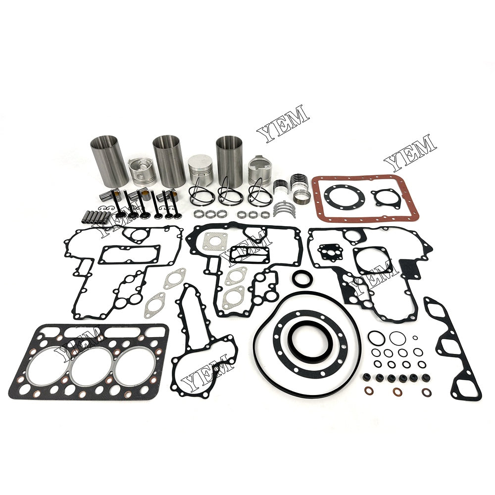 For Kubota Overhaul Rebuild Kit With Gasket Set Bearing-Valve Train D1301 Engine Parts YEMPARTS