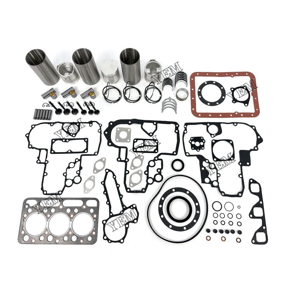 For Kubota Engine D1301 Engine Overhaul Rebuild Kit With Gasket Bearing Valve Set YEMPARTS