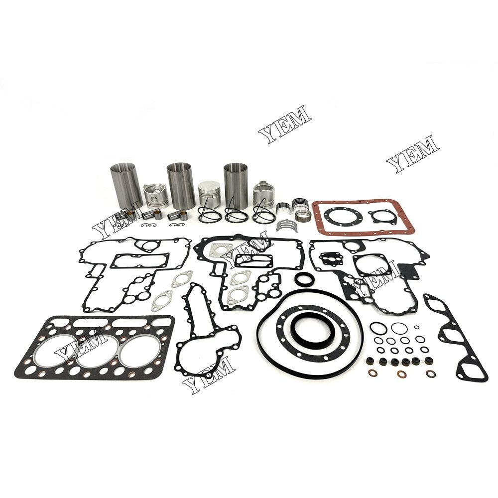 Overhaul Rebuild Kit With Gasket Set Bearing For Kubota Engine D1301 YEMPARTS