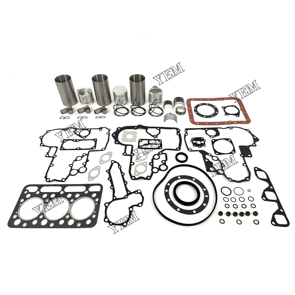 Overhaul Rebuild Kit With Gasket Set Bearing For Kubota Engine D1301 YEMPARTS