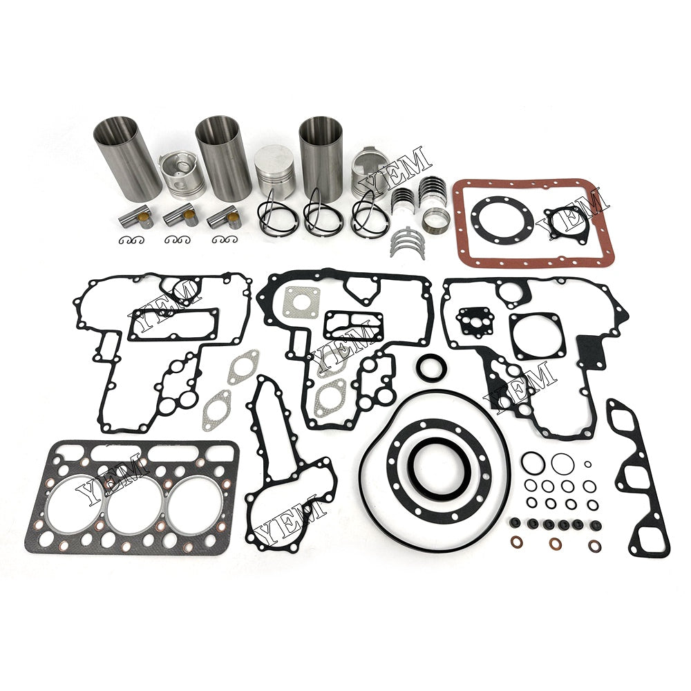 Overhaul Rebuild Kit With Gasket Set Bearing For Kubota Engine D1301 YEMPARTS