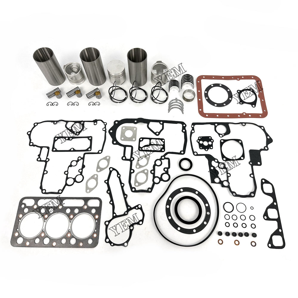 Overhaul Rebuild Kit With Gasket Set Bearing For Kubota Engine D1301 YEMPARTS