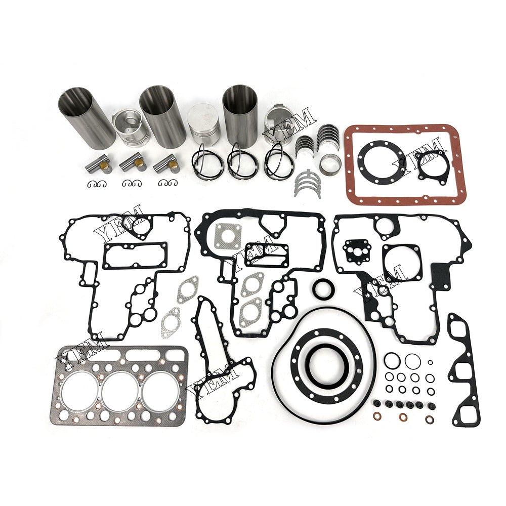 Overhaul Rebuild Kit With Gasket Set Bearing For Kubota Engine D1301 YEMPARTS