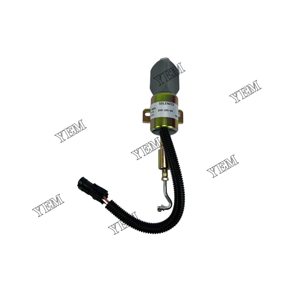 D59-105-04 3928219 SA-4813-12 Stop Solenoid 12V D6114 Engine For Shangchai spare parts YEMPARTS