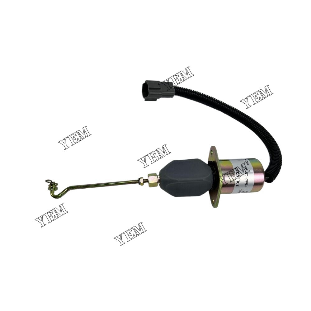 For Mitsubishi Engine S4Q Stop Solenoid 32A87-15100 YEMPARTS